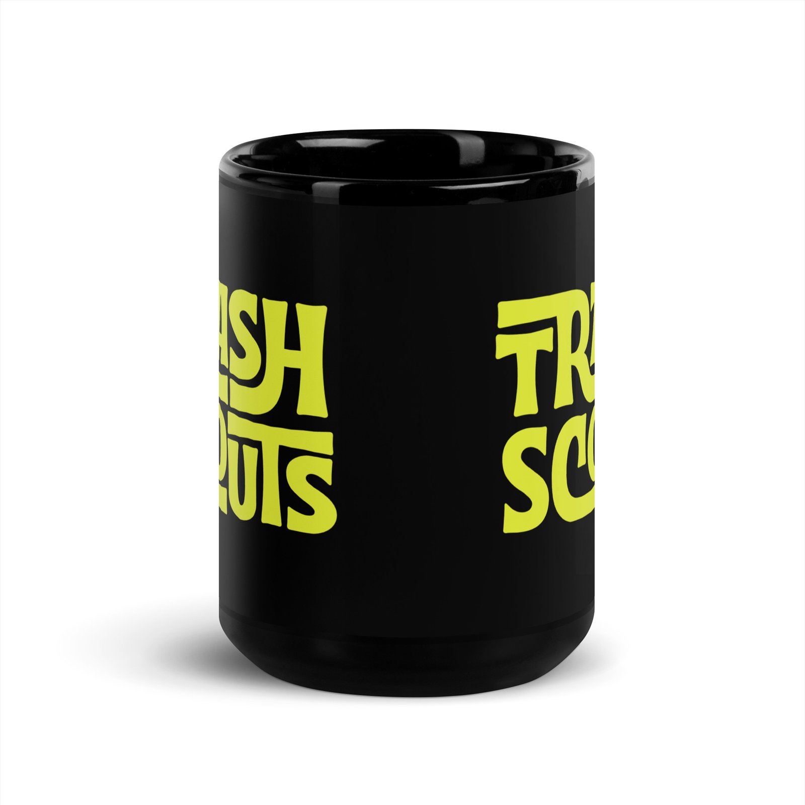 Trash Scouts - Black Mug - Image 5