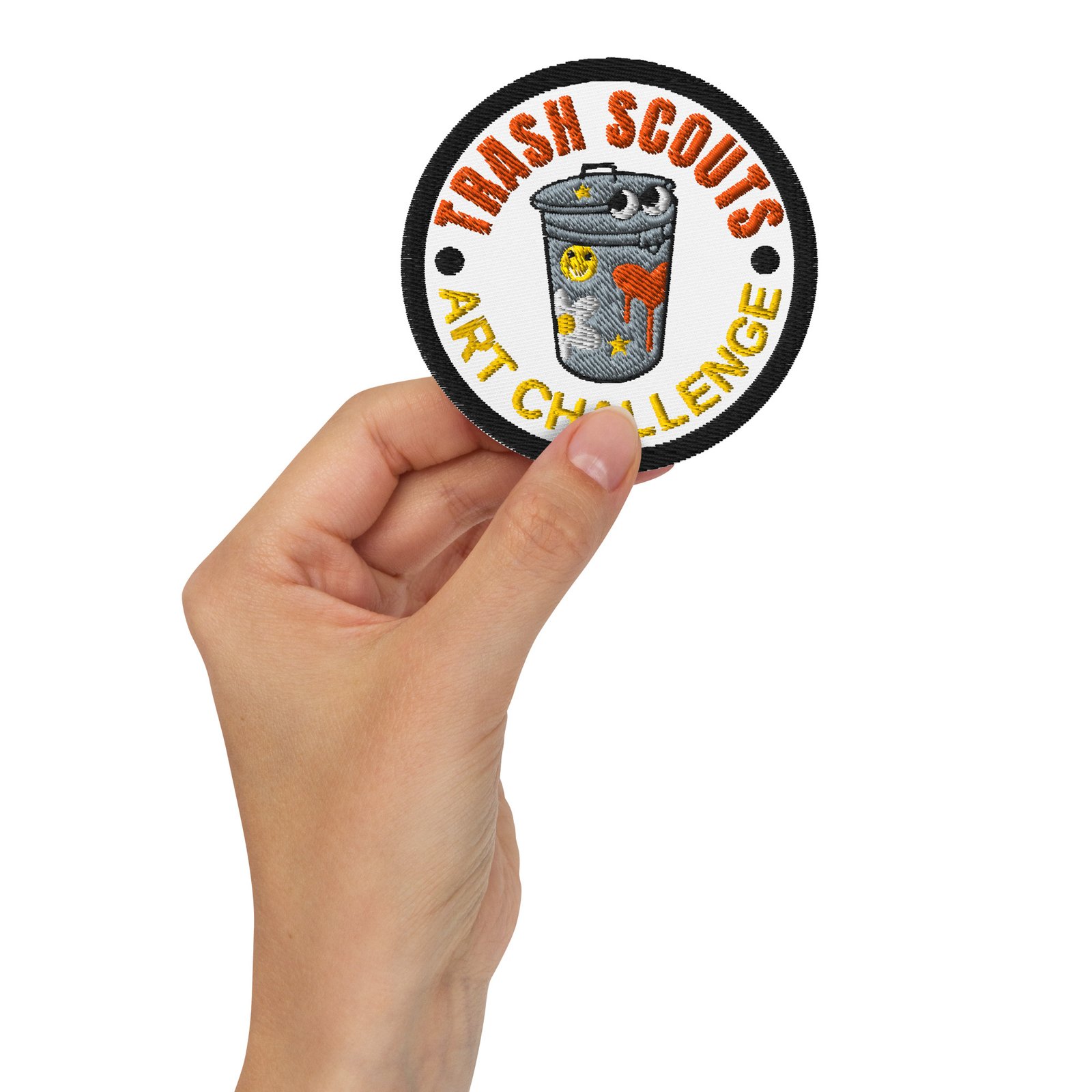 Trash Scouts Art Challenge - Embroidered Garbadge - Image 2