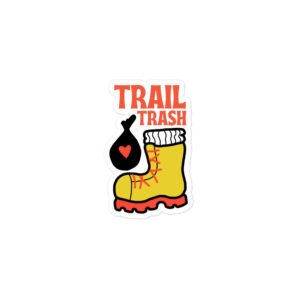 Trail Trash - Garbadge - Sticker - Image 1