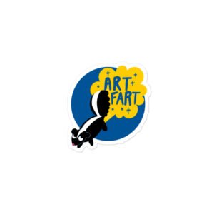 Art Fart - Garbadge - Sticker - Image 1