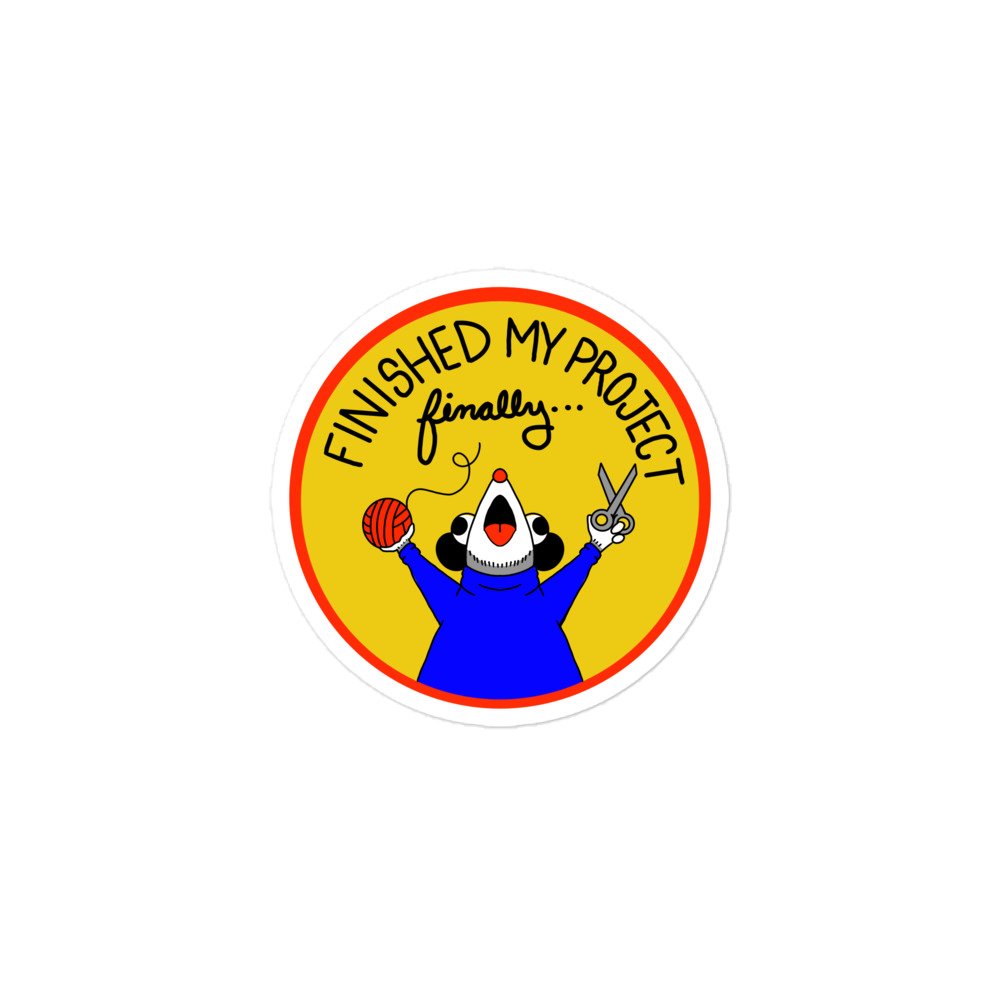 Finished a Project (Finally) - Garbadge - Sticker
