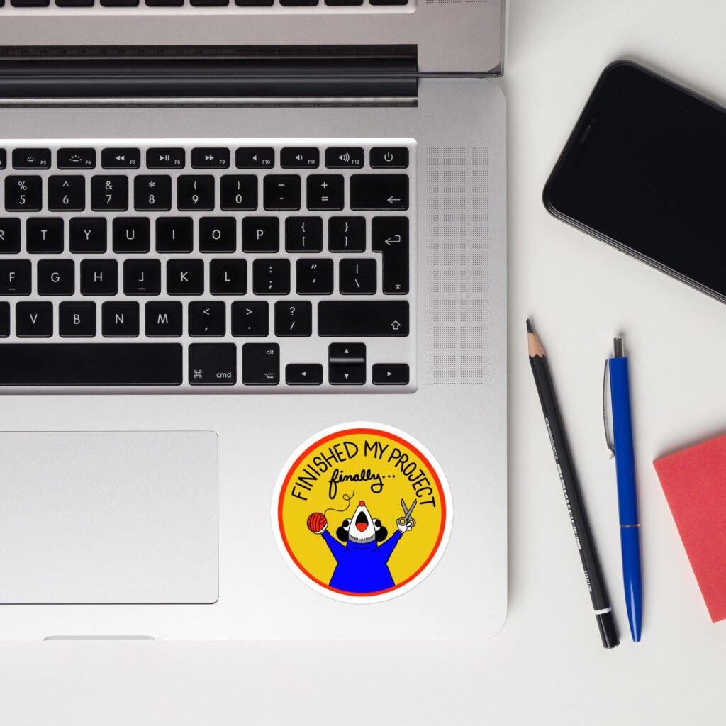 Finished a Project (Finally) - Garbadge - Sticker