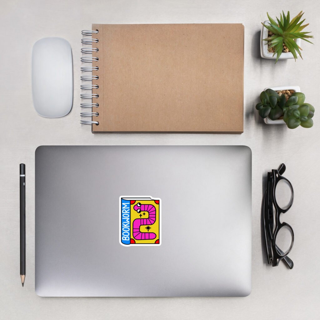 Bookworm - Garbadge - Sticker