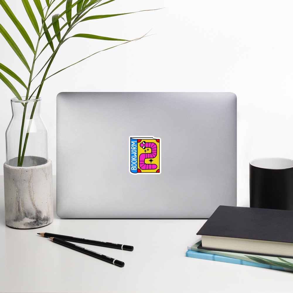 Bookworm - Garbadge - Sticker