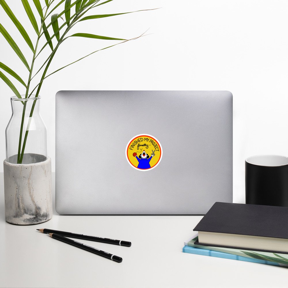 Finished a Project (Finally) - Garbadge - Sticker