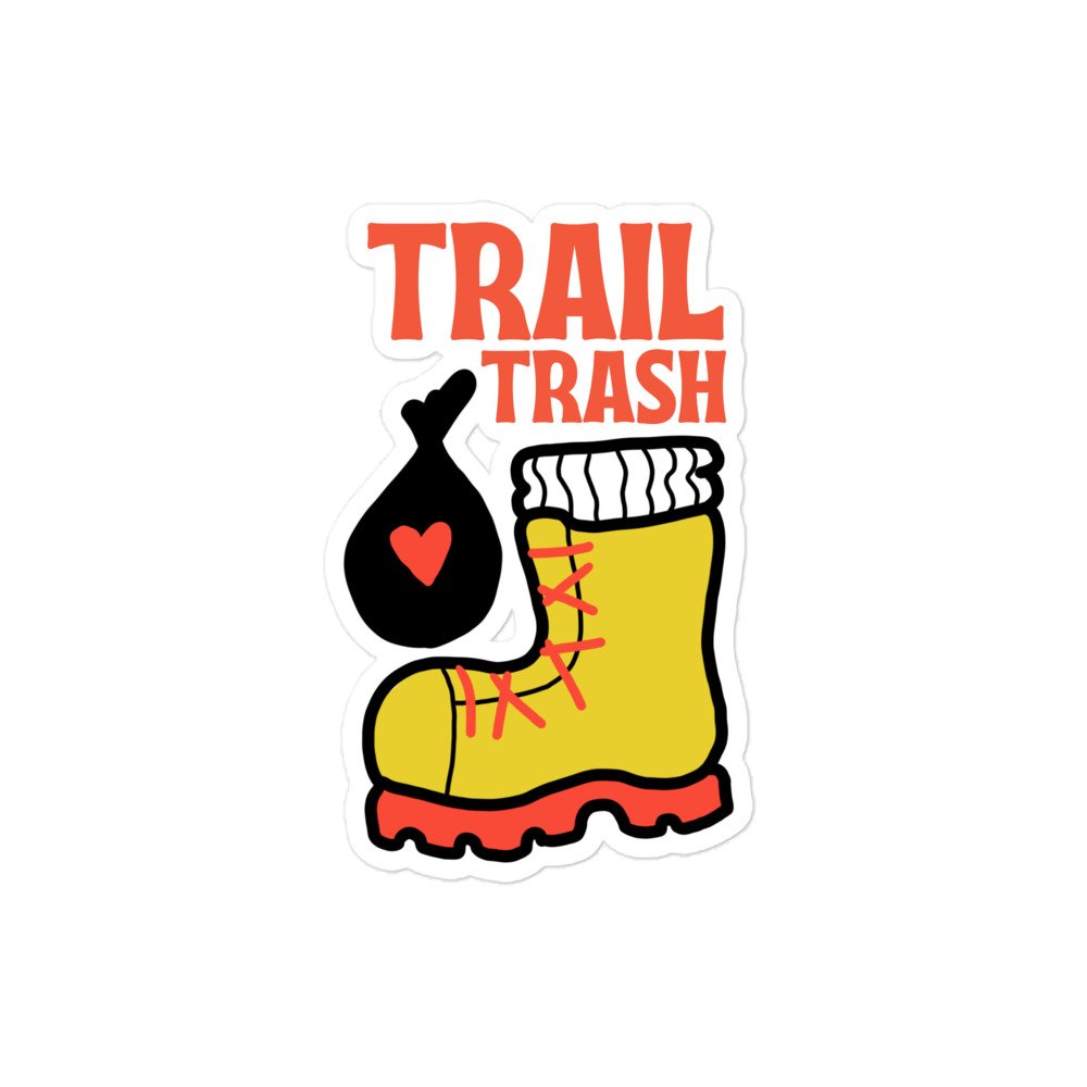 Trail Trash - Garbadge - Sticker