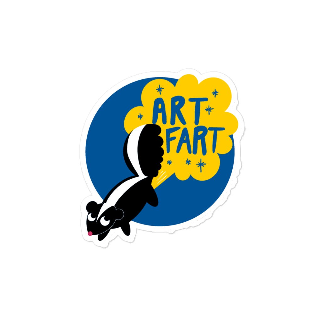 Art Fart - Garbadge - Sticker