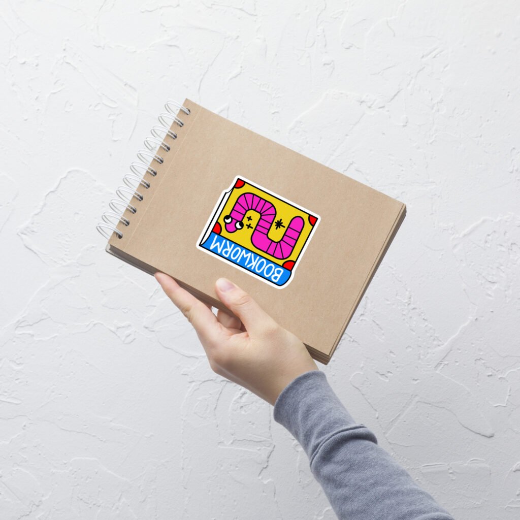 Bookworm - Garbadge - Sticker