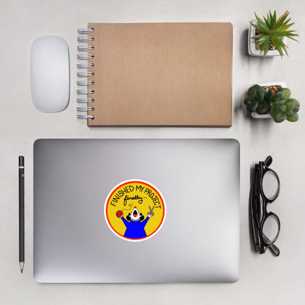 Finished a Project (Finally) - Garbadge - Sticker