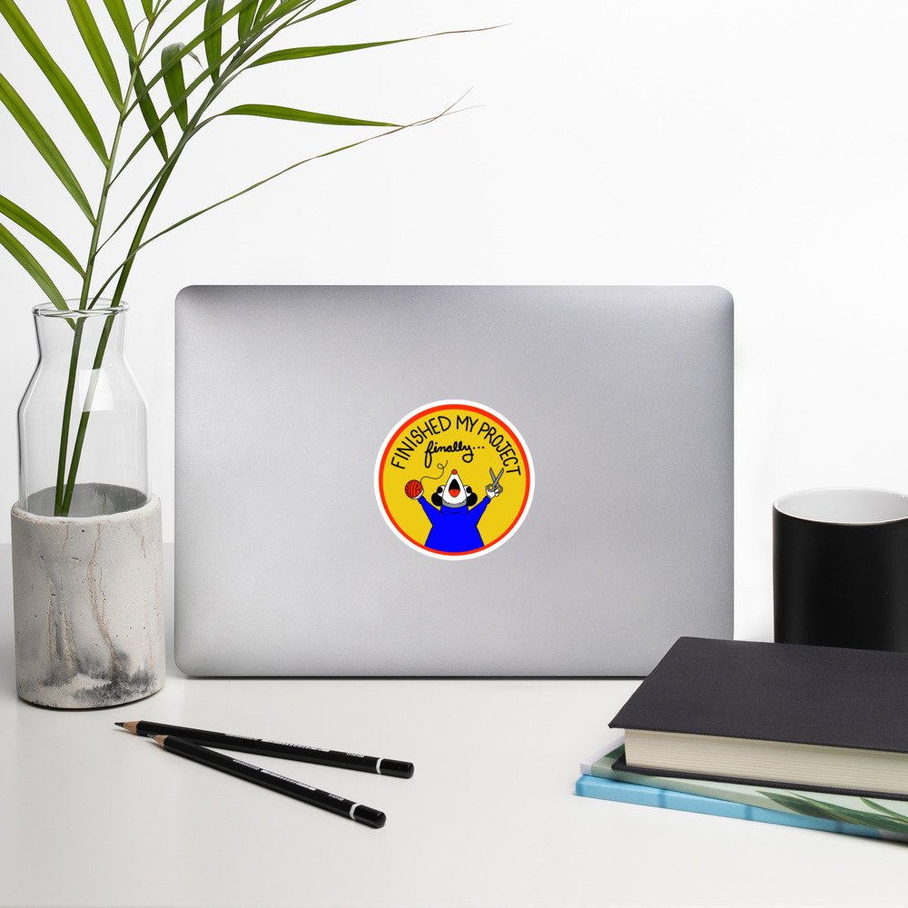 Finished a Project (Finally) - Garbadge - Sticker