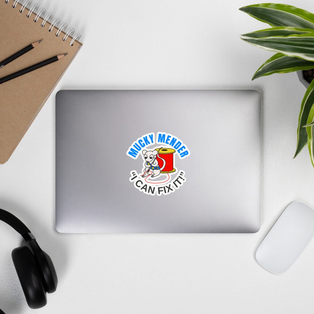 Mucky Mender - Garbadge - Sticker