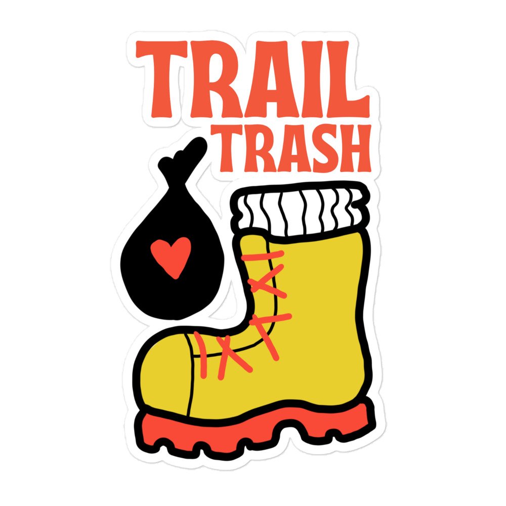 Trail Trash - Garbadge - Sticker