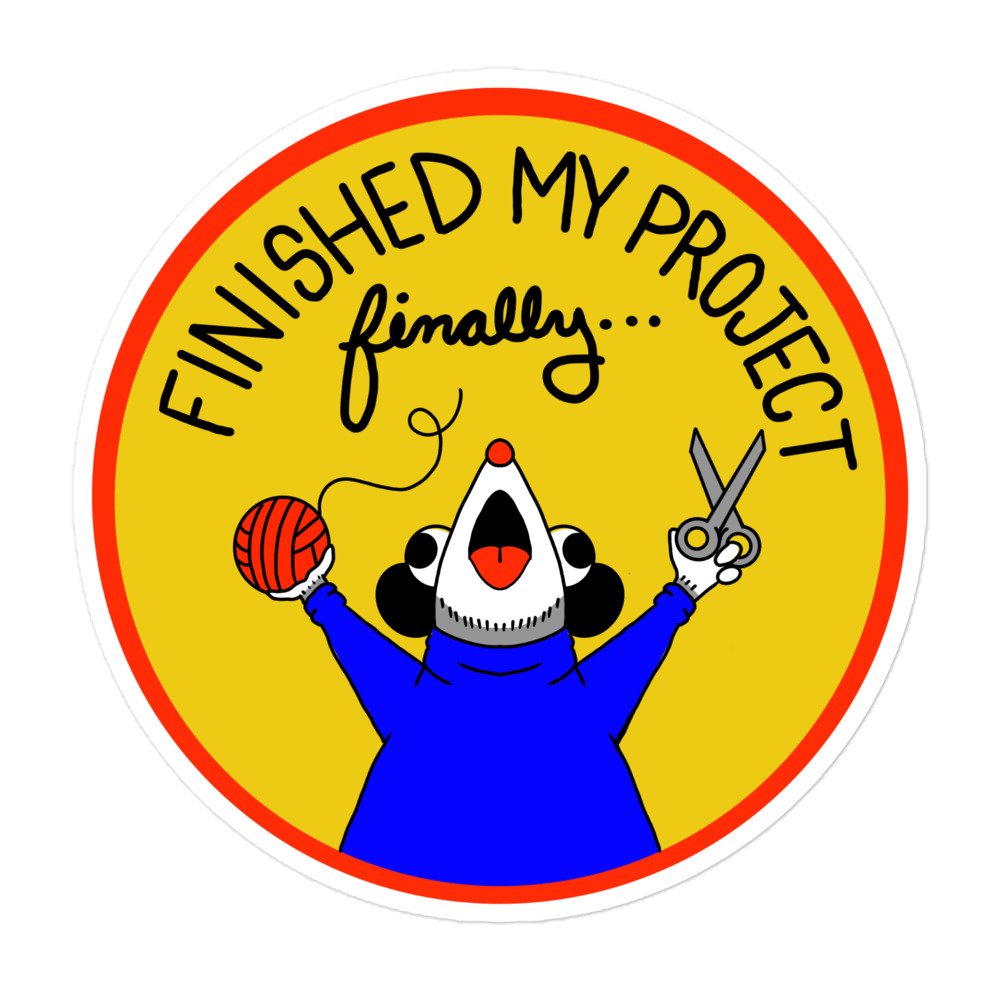 Finished a Project (Finally) - Garbadge - Sticker