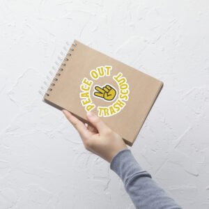 Peace Out Trash Scout - Garbadge - Sticker - Image 16