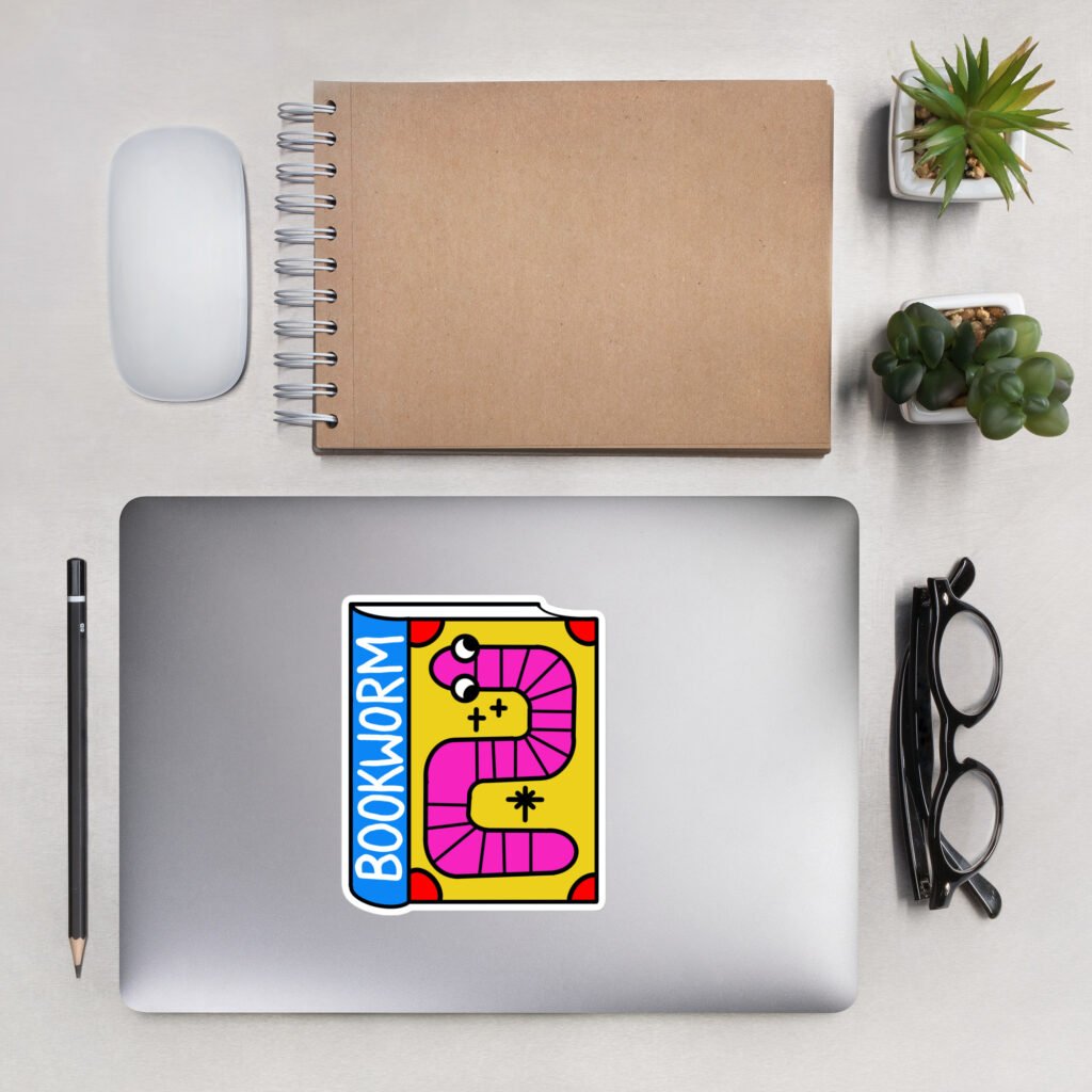 Bookworm - Garbadge - Sticker
