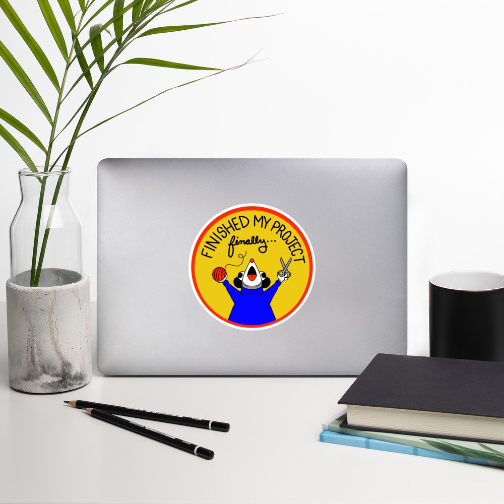 Finished a Project (Finally) - Garbadge - Sticker